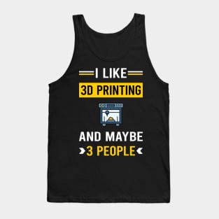 3 People 3D Printing Printer Tank Top